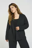 Only Carmakoma plus size stretch kavaj JRS svart - Kavajer för damer - 137611 - 1