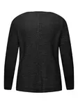 Only Carmakoma plus size tröja New Foxy black - Stickat för damer - 137061 - 2
