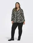 Only Carmakoma plus size skjorta svart/grafisk - Skjortor och blusar för damer - 136531 - 2