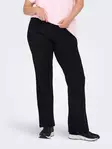 Only Play Curvy dambyxor i plus size ONPFOLD MW Jazz svart - Träningsbyxor för damer - 140131 - 1