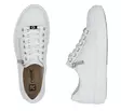 Rieker damsneakers i äkta läder L59L1-83 vit - Rieker sneakers - 140231 - 4