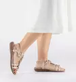 Rieker blommiga sandaler dam V7573-90 guld - Rieker sandals - 140621 - 6