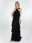 Vero Moda lång volangklänning volang svart - Klänningar och tunikor - 138451 - 1