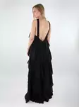 Vero Moda lång volangklänning volang svart - Klänningar och tunikor - 138451 - 2