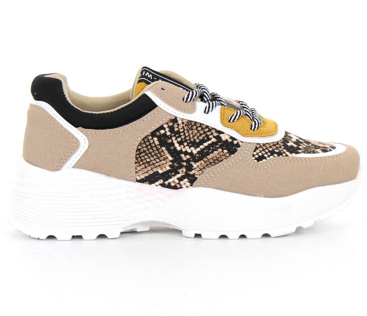 Duffy Sneakers 76-00074 beige/gul - Sneakers för damer - 125831 - 1