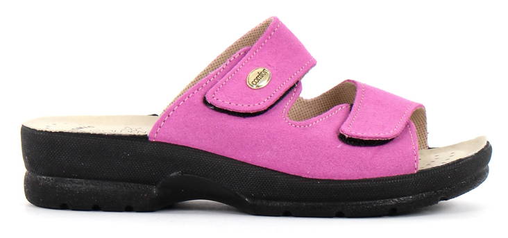 Golden fit Slip-ins 714 fuchsia mocka - Arbetsskor för damer - 125921 - 1