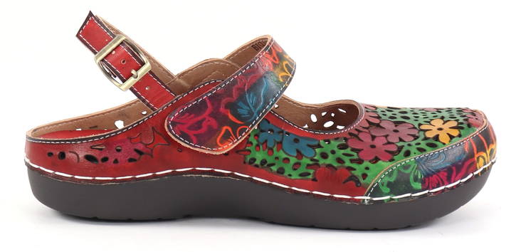 Laura Vita dam Sandaler Billy 01 rouge - Sandaler för damer - 130291 - 1