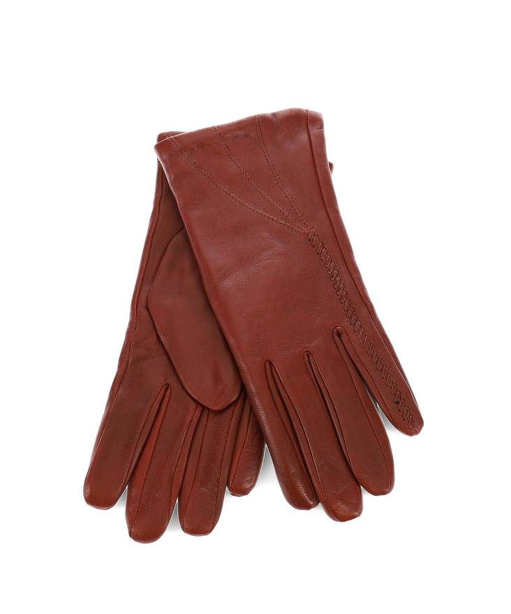 Migant NPG148 Läderhandskar för kvinnor Cognac - Accessoarer för damer - 134771 - 1