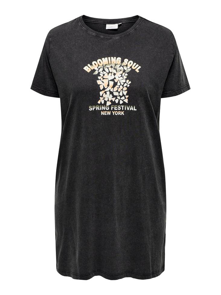 Only Carmakoma T-Shirt svart/rebel - T-shirts för damer - 135741 - 1