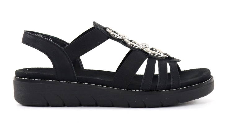 Rieker Remonte damsandaler D2073-02 svarta - Rieker sandals - 135381 - 1