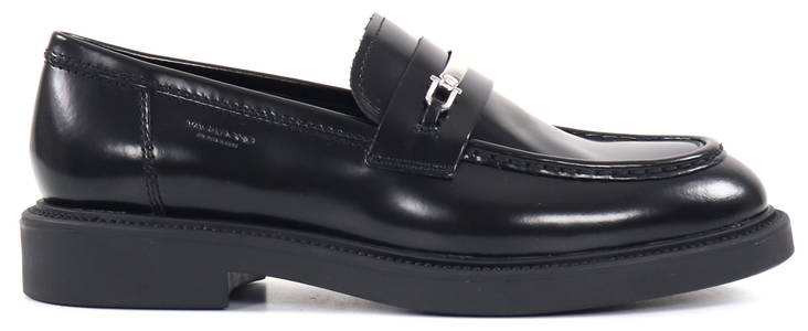 Vagabond loafers i svart lackläder för kvinnor Alex W - Promenadskor för damer - 132121 - 1
