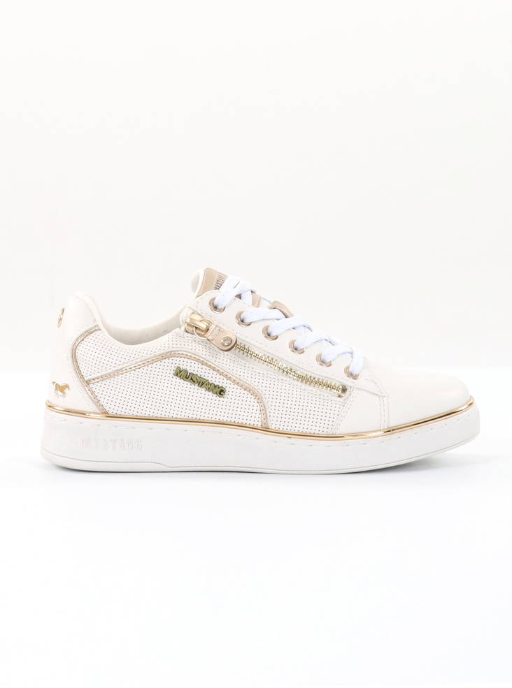 Mustang sneakers för dam 1300-312-111 weiss/guld - Sneakers för damer - 135971 - 1
