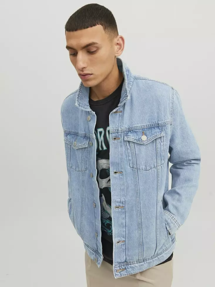 Jack&Jones jeansjacka för herr Jean blå jeansjacka - Jackor och parkas för herrar - 136411 - 1