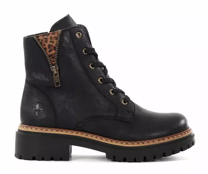 Rieker ankelboots dam 72617-00 svart - Rieker ankelboots - 136791 - 1
