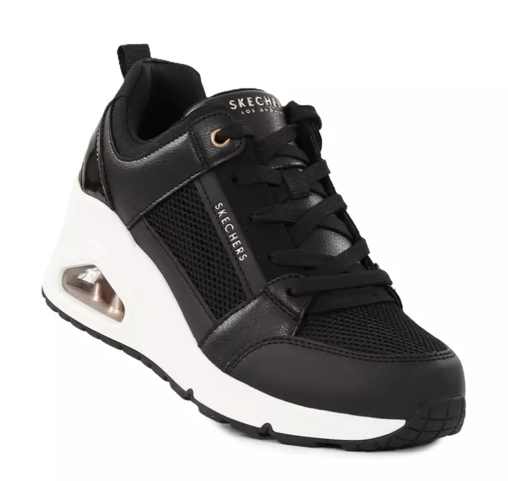 Skechers damsneakers 177526/BLK UNO WEDGE - ALLT FINT svart - Skechers sneakers - 138681 - 1