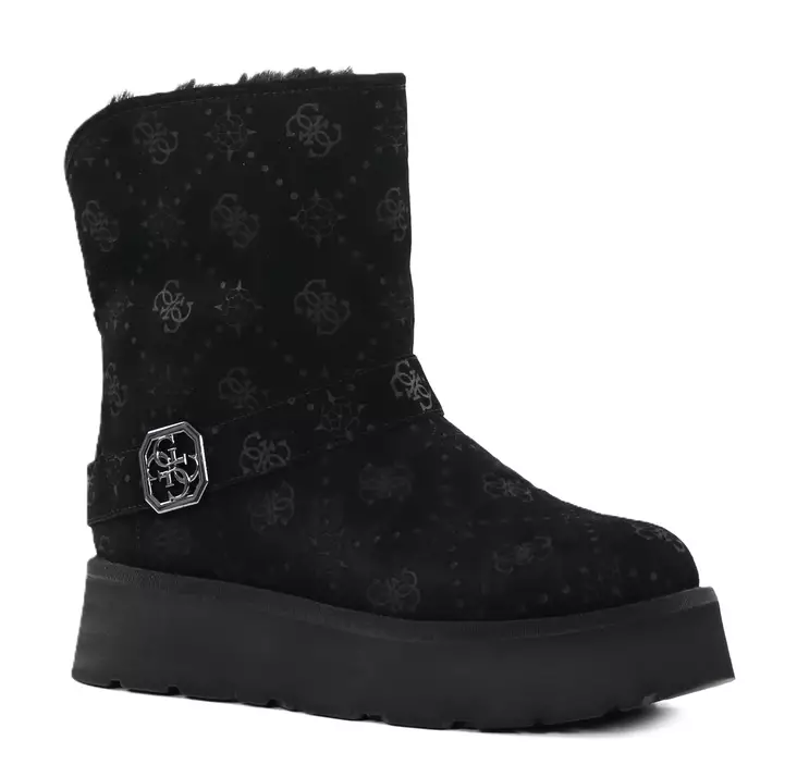 Guess damstövletter FLFDOLESU10 svarta - Stövletter och kängor för damer - 139501 - 1