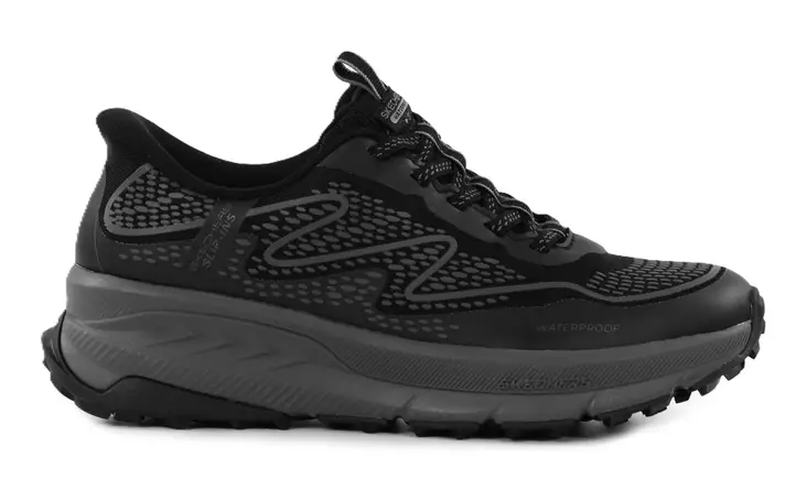 Skechers Vattentäta Damsneakers 180257/BKCC SWITCH BACK - MIST svart/grå - Skechers sneakers - 139571 - 1