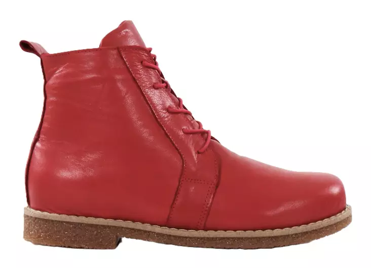 Andrea Conti ankelboots i läder för damer 0344589-583 chili - Stövletter och kängor för damer - 137571 - 1