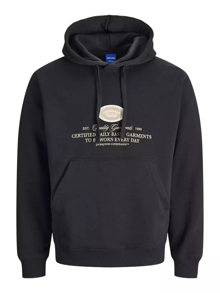 Jack&Jones herrhoodie Greene black - Huvtröjor för herrar - 139931 - 1