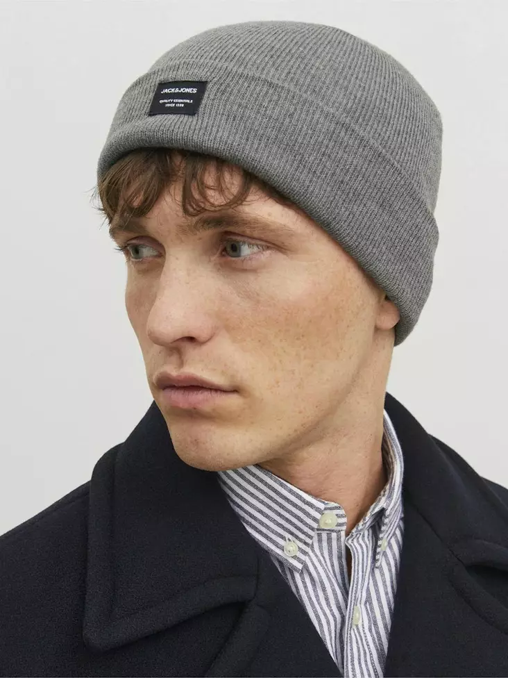 Jack&Jones herrmössa Dna Beanie gråmelerad - Accessoarer för herrar - 137271 - 1
