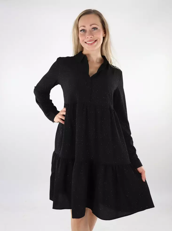 JDY A-line klänning svart/folie - Klänningar och tunikor - 137171 - 1