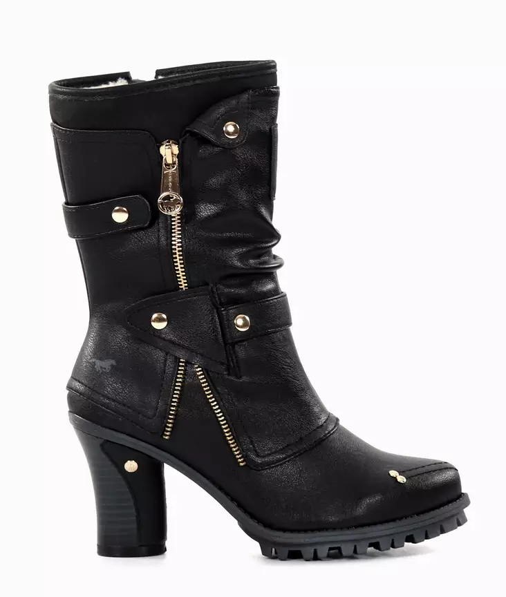 Mustang Ankelboots dam 1141-606-9 schwarz - Stövletter och kängor för damer - 131541 - 1