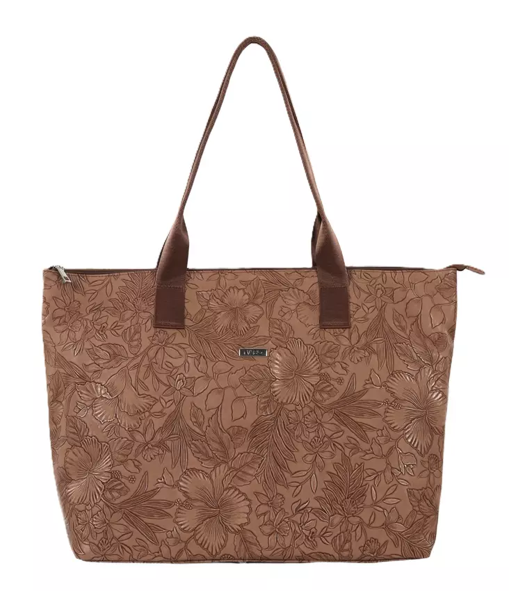 Nabo axelväska/väska L2597 blombrun - Handväskor - 139751 - 1