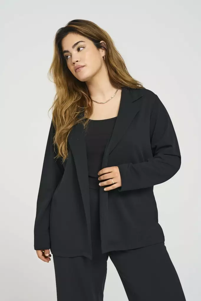Only Carmakoma plus size stretch kavaj JRS svart - Kavajer för damer - 137611 - 1