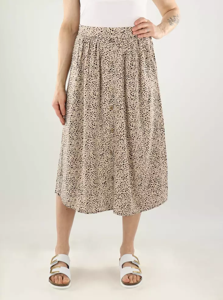 Only kjol ONLMILANO lång silvermink/linne - Kjolar - 140781 - 3