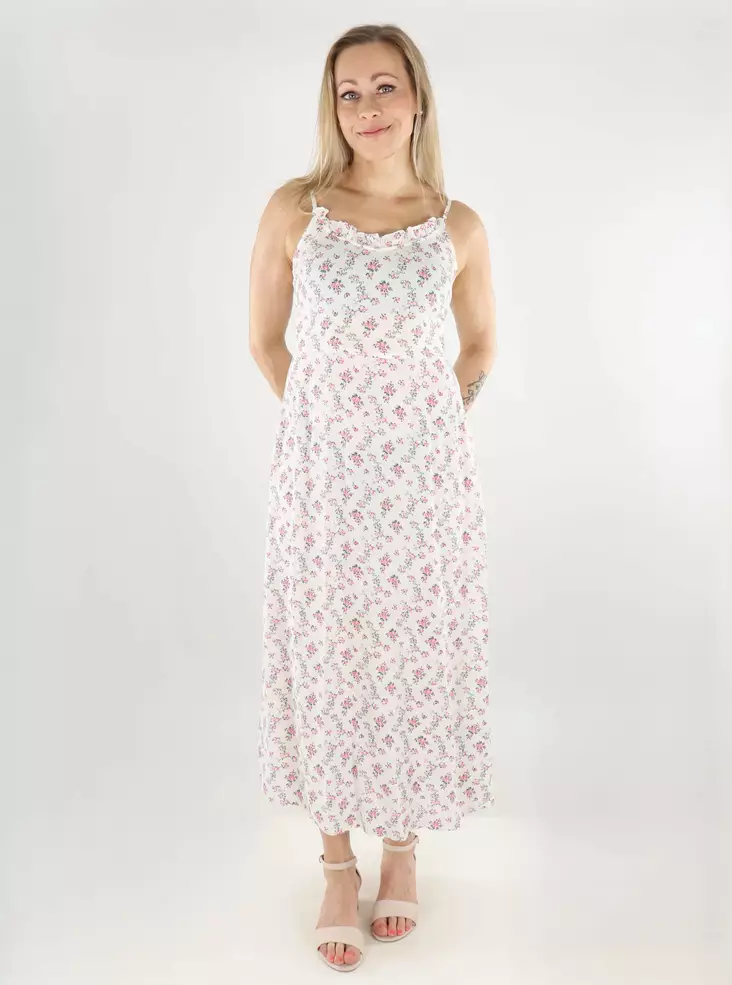 Pieces maxi viskos klänning Ankle cloud dancer/romantic - Klänningar och tunikor - 138471 - 1