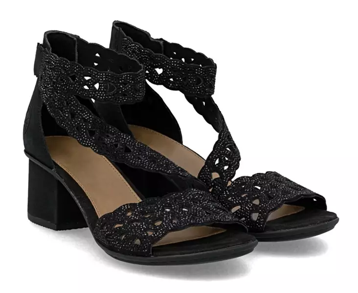 Rieker damsandaler 64657-00 svarta - Rieker sandals - 140801 - 1