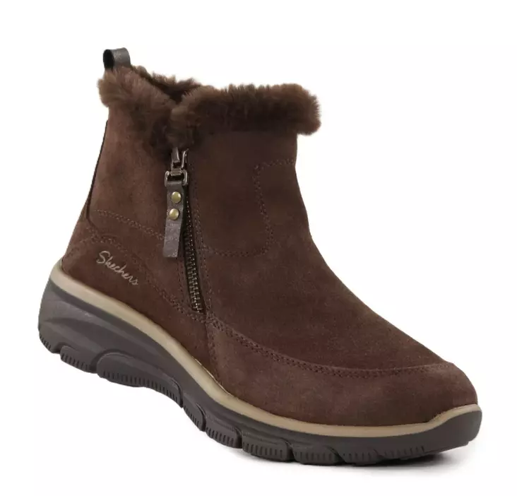 Skechers ankelboots för damer 167862/CHOC EASY GOING - COOL ZIP! choklad - Stövletter och kängor för damer - 137131 - 1