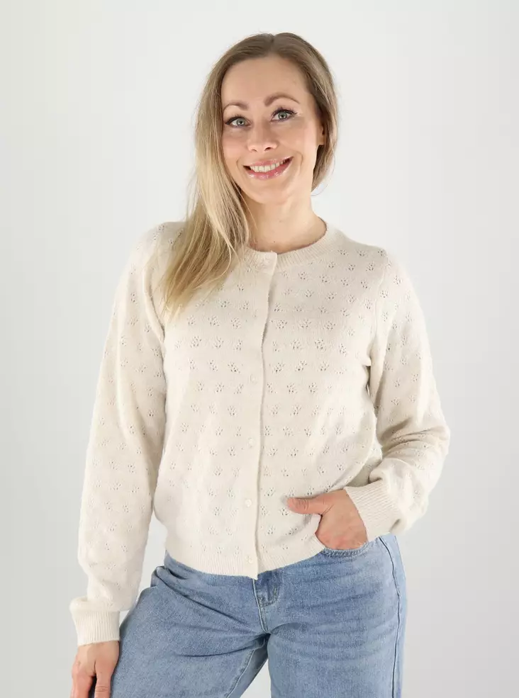 Vero Moda kofta med stickad björk - Stickat för damer - 141201 - 1