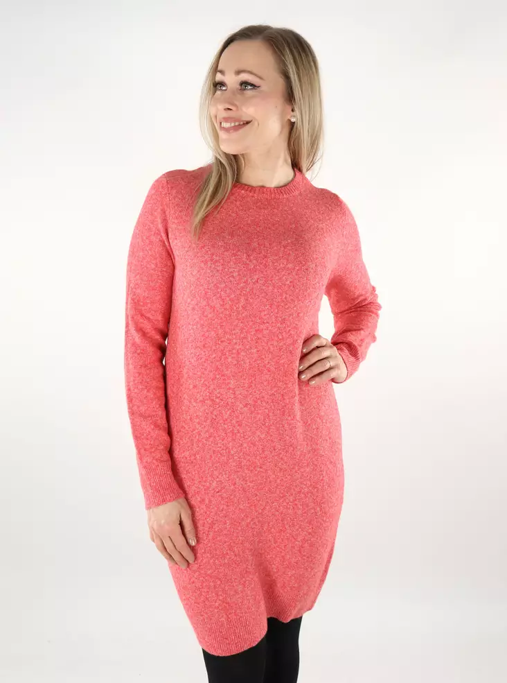 Vero Moda stickad klänning O-Neck salsa - Stickat för damer - 137431 - 1