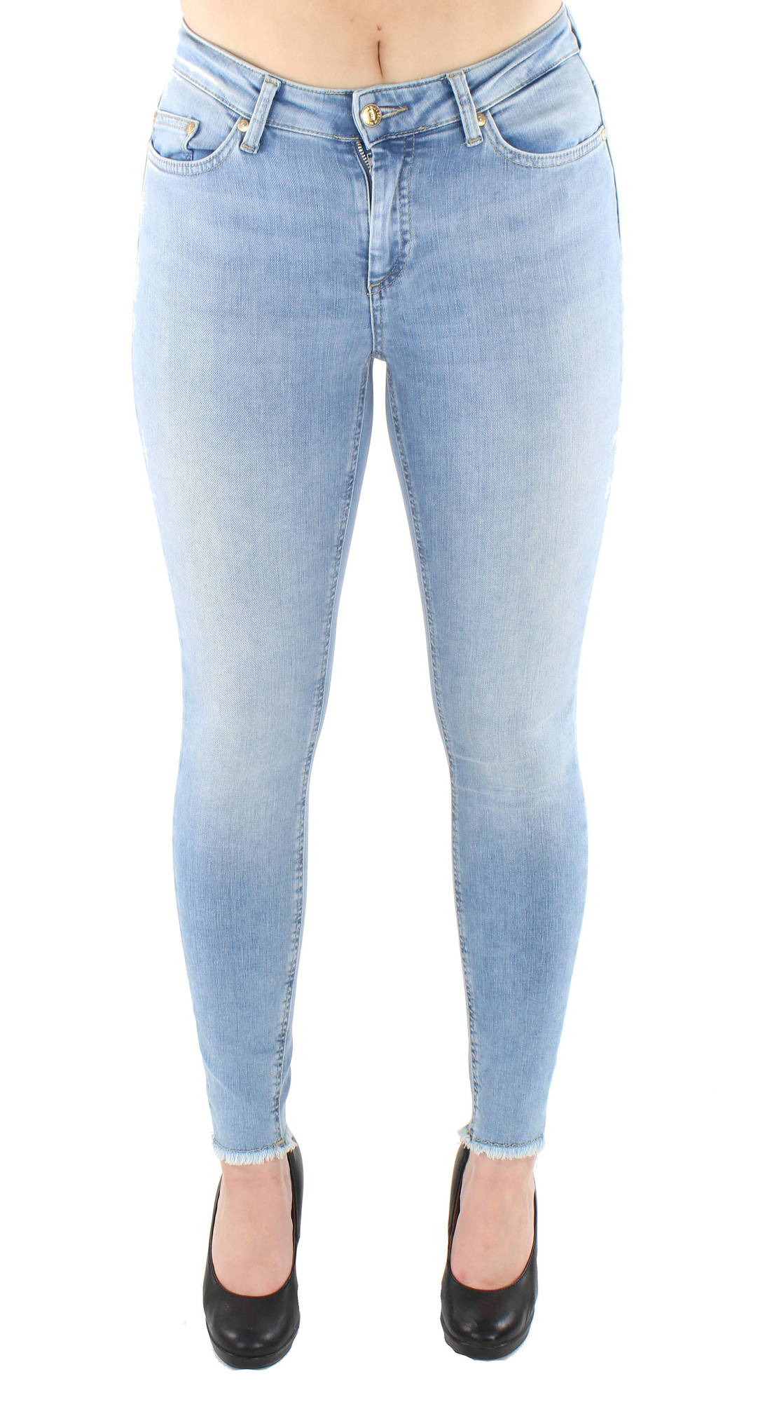 only blush mid ankle jeans