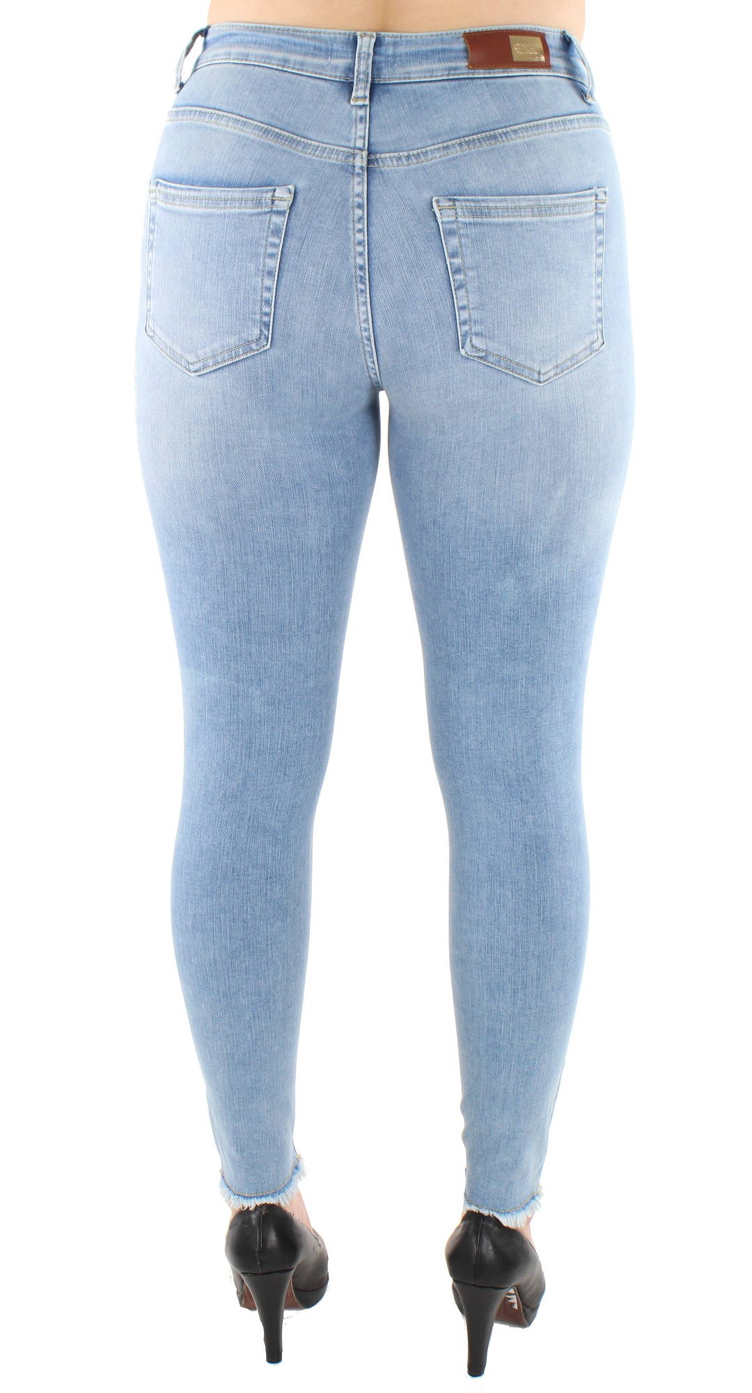 only blush mid ankle jeans