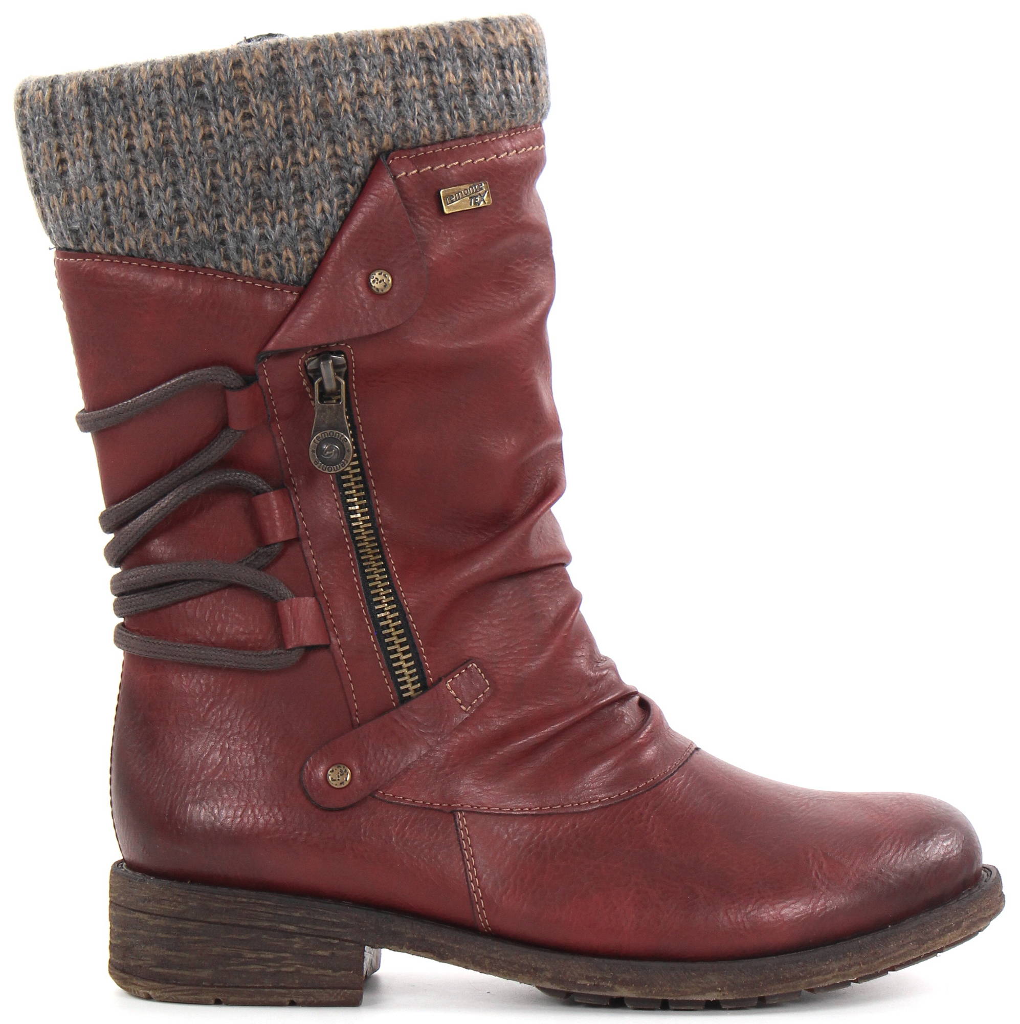Rieker Remonte Stövlar D8070-35 röd - Stilettoshop.se webbutik