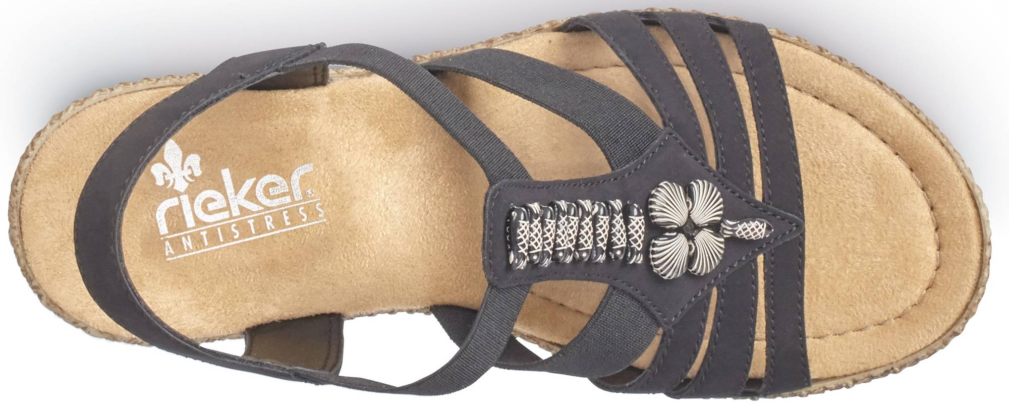 Rieker Sandaler 66506 00 svart Rieker Sandaler 66506 00 svart