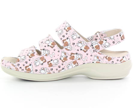 Maskintvättbara sandaler läder dogs - Arbetsskor för damer - 126982 - 2