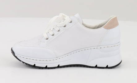 Rieker Kilklackade sneakers N6303-80 vit/multi - Rieker sneakers - 132982 - 2