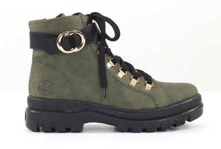 Rieker ankelstövlar för kvinnor X9023-54 grön - Rieker ankelboots - 132102 - 1
