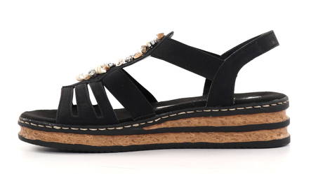 Rieker damsandaler 62949-00 svart - Rieker sandals - 135822 - 2