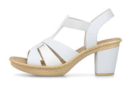 Rieker damsandaler 665K3-80 vit - Rieker sandals - 135732 - 2