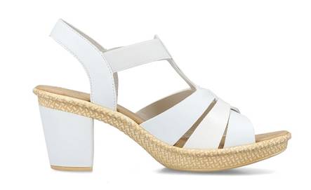 Rieker damsandaler 665K3-80 vit - Rieker sandals - 135732 - 1