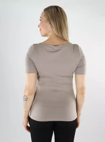 Vero Moda t-shirt dam VMPANDA Modal moonrock - T-shirts för damer - 138362 - 2