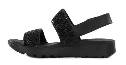 Skechers damsandaler 111531/BBK ARCH FIT FOOTSTEPS - ENCHANT svart - Skechers sandaler - 138662 - 2