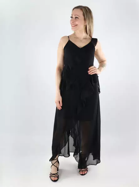 JDY Volangklänning Maxi Svart - Klänningar och tunikor - 140562 - 1
