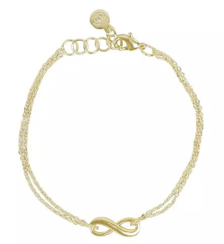 Snö of Sweden Armband Everly dubbelkedja guld - Armband - 141592 - 1