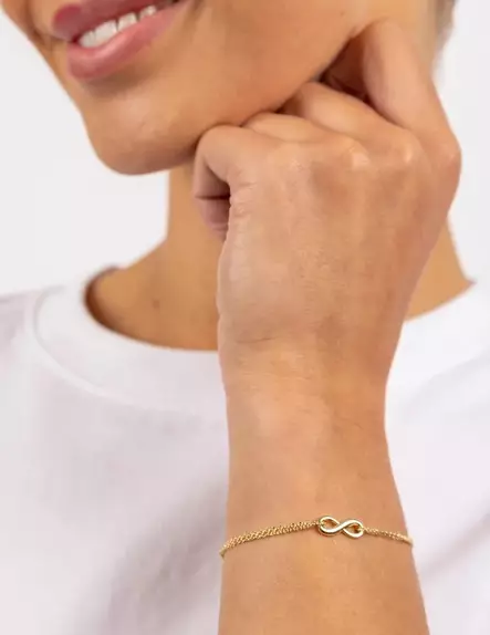 Snö of Sweden Armband Everly dubbelkedja guld - Armband - 141592 - 2