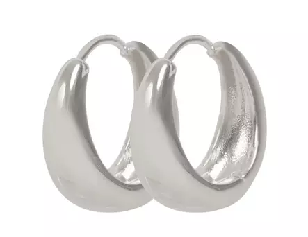 Snö of Sweden Örhängen Union honungsring 20 mm silver - Örhängen - 141602 - 1